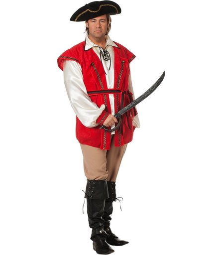 Piraten kostuum Red Beard voor heer