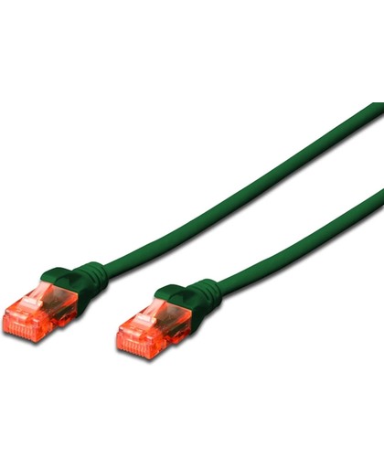 ASSMANN Electronic DK-1617-005/G 0.5m Cat6 U/UTP (UTP) Groen netwerkkabel