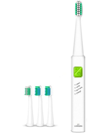 Elektrische Tandenborstel oplaadbaar 4 opzetborstels Oral 31000 Toeren per minuut