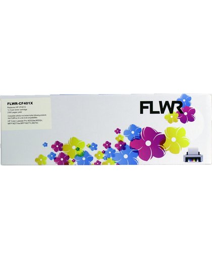 FLWR -  Toner / 201X / Cyaan - geschikt voor HP