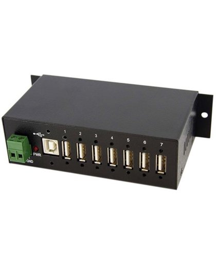 StarTech.com interface hubs Monteerbare robuuste industriële 7-poort USB-hub