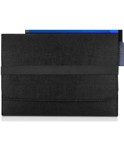 CoshX® stevige laptop hoes van vilt zwart maat 13.3 inch |Macbook hoes 13 inch | Laptop case met elastiek| Bescherming van uw laptop of macbook met deze sleeve