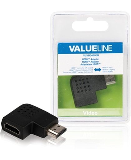 Valueline VLVB34903B HDMI Vrouwelijk HDMI connector Zwart kabeladapter/verloopstukje