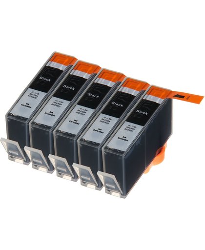 Huismerk HP 364 inktcartridges, set van 5 stuks. Zwart / Hoge Capaciteit