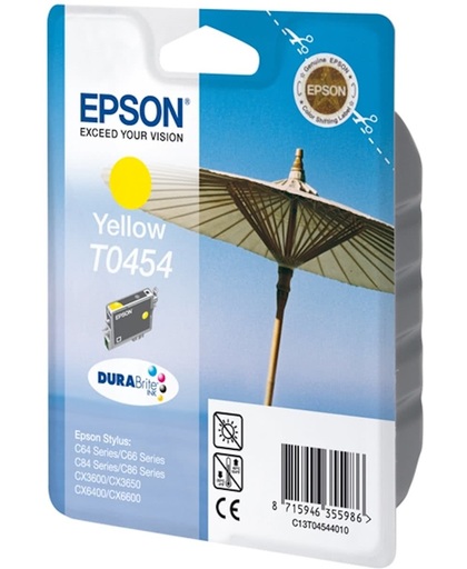 Epson inktpatroon Yellow T0454 DURABrite Ink