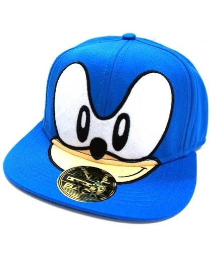 Sonic Face Blue Snapback Cap