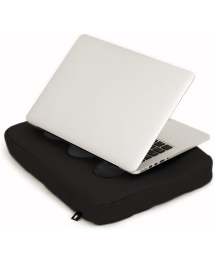 Bosign laptopkussen max 14" Zwart siliconen doppen voor luchtafvoer