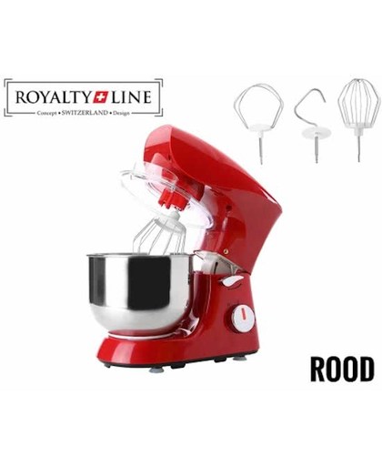 Royalty Line 1400W - Keukenmachine - rood
