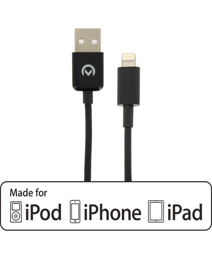 Mobilize Charge/Sync Cable Apple Lightning 1m. Black