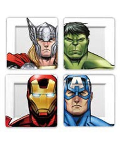 Marvel: The Avengers Faces and Helmets Plate Set