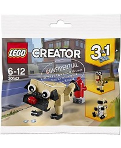 LEGO 30542 Schattige Mopshond (Polybag)