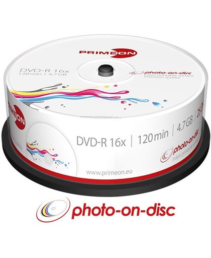 Primeon 2761205 4.7GB DVD-R 25stuk(s) lege dvd