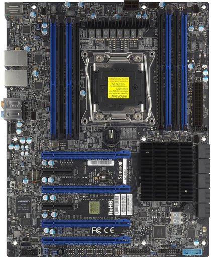 Supermicro X10SRA server-/werkstationmoederbord LGA 2011 (Socket R) Intel® C612 ATX
