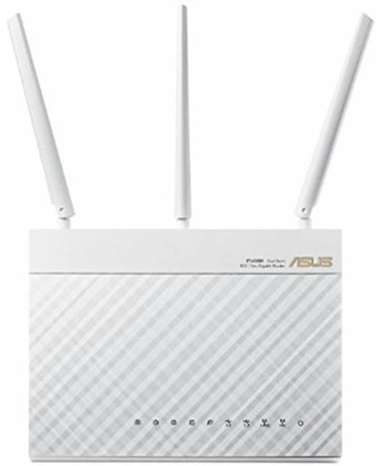 ASUS RT-AC68U draadloze router Dual-band (2.4 GHz / 5 GHz) Gigabit Ethernet Wit