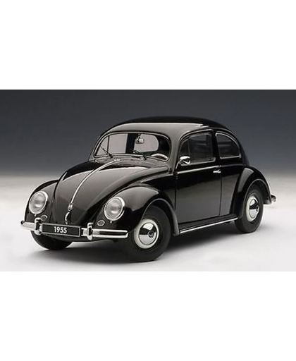 Volkswaqen Beetle 1200 Limousine 1955 1:18 AUTOart Zwart 79776