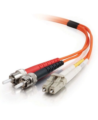C2G 85492 1m LC ST OFNR Oranje Glasvezel kabel
