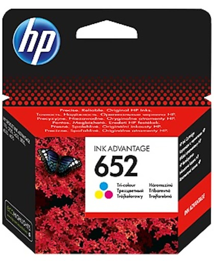 HP 652 200pagina's Zwart, Cyaan, Geel inktcartridge