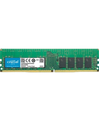 Crucial 16GB DDR4-2666 RDIMM 16GB DDR4 2666MHz ECC geheugenmodule