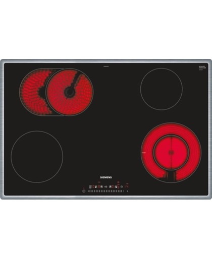 Siemens ET845FNP1E - iQ300 - Keramische kookplaat 80 cm, touchSlider, vlaklijst