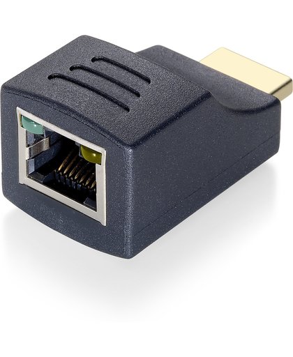 LevelOne HVE-9900 HDMI RJ45 Zwart kabeladapter/verloopstukje