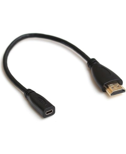 Coretek HDMI (m) - Micro HDMI (v) adapter - 0,20 meter