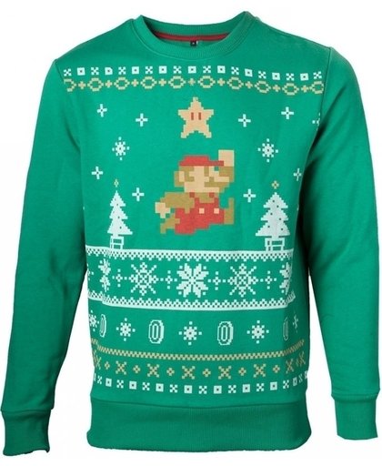 Nintendo Christmas Sweater Green