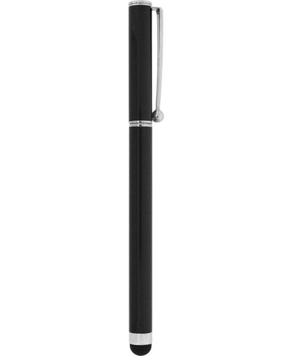 Azuri stylus pen met balpen - zwart