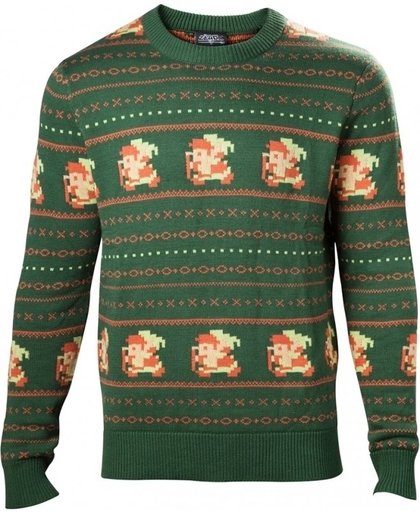 Zelda - Link Christmas Sweater Green