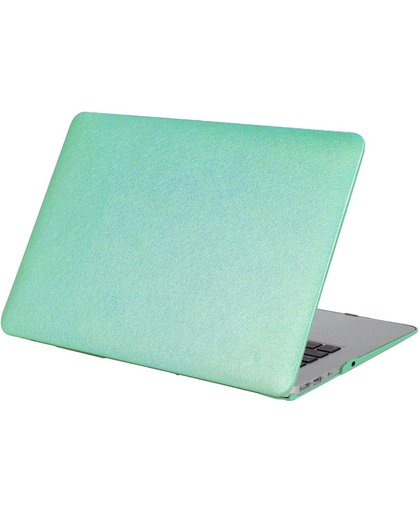 Mobigear Hard Case Silk Texture Turquoise voor Apple MacBook Pro 13 inch