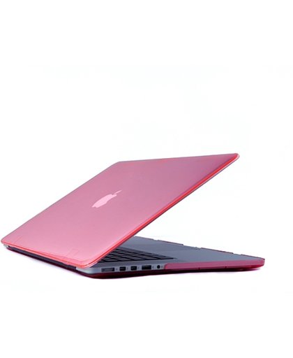 Macbook Case voor Macbook Pro Retina 13 inch uit 2014 / 2015 - Laptoptas -  Matte Hard Case - Magenta Pink