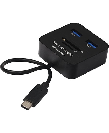 USB TYPE C (3.1) Hub & Multi Geheugenkaartlezer SD Kaartlezer - Kaart Reader - Macbook