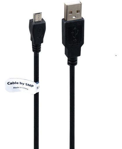 Zware Kwaliteit USB kabel laadkabel 2 Mtr. Lenovo IdeaTab A2107  - Lenovo Tablet - Lexibook Tablet Advance  -  Copper core oplaadkabel laadsnoer. datakabel met sync functie. Oplaadsnoer tot 3A.