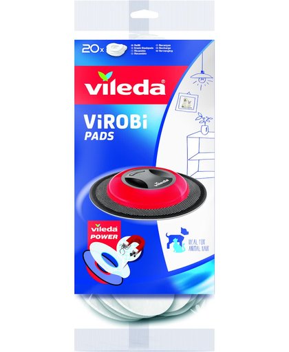 Vileda ViRobi Robotstofzuiger Stofwisdoekjes - Droge Vervangingen