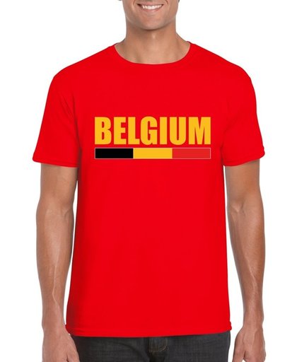 Rood Belgium supporter shirt heren M