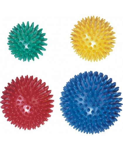 Sportandmore - Massagebal - Massageballen - Egelbal - Therapiebal - set van 4 stuk - variabele maten en kleuren