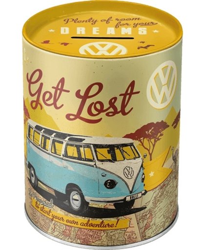 Nostalgic-Art spaarpot Volkswagen T1 Bus - Uitvoering - Let's get lost