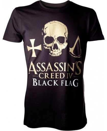 Assassin's Creed 4 T-Shirt Golden Skull