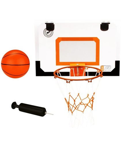 Mini Basketbalbord met ring, bal en pomp