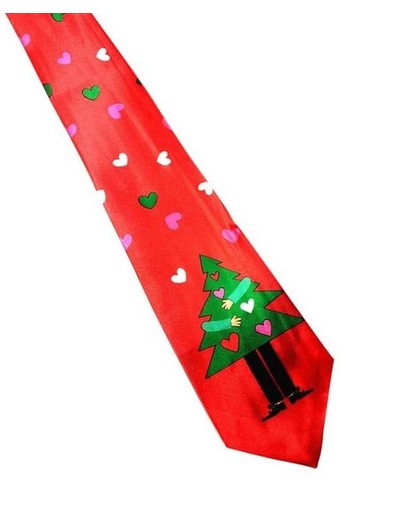 Kerst stropdas – Merry Christmas and a Happy New Tie Nr. 11 – Men Christmas Tie