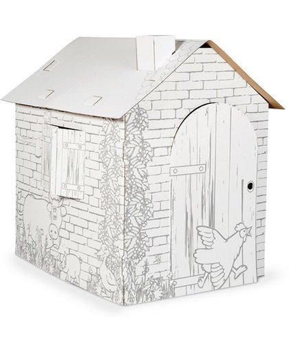Cardboard house  small foot