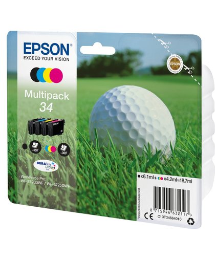 Epson Multipack 4-colours 34 DURABrite Ultra Ink Tintenpatrone