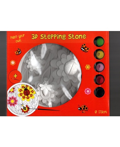 3D Stepping  Stone zelf verven
