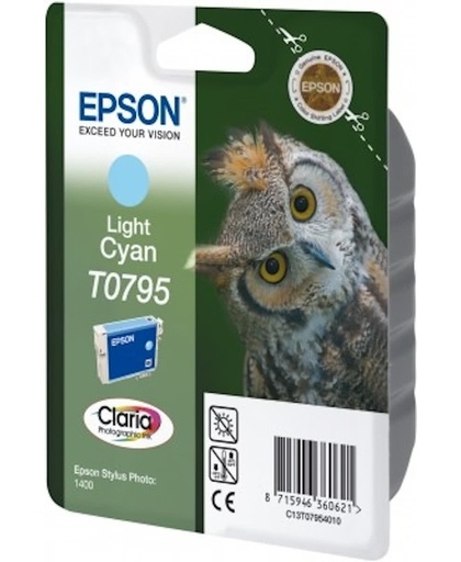 Epson inktpatroon Light Cyan T0795 Claria Photographic Ink inktcartridge
