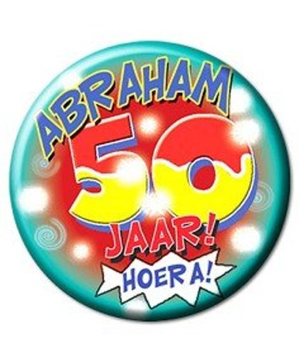 Paperdreams - Button - Klein - 50 Jaar - Abraham