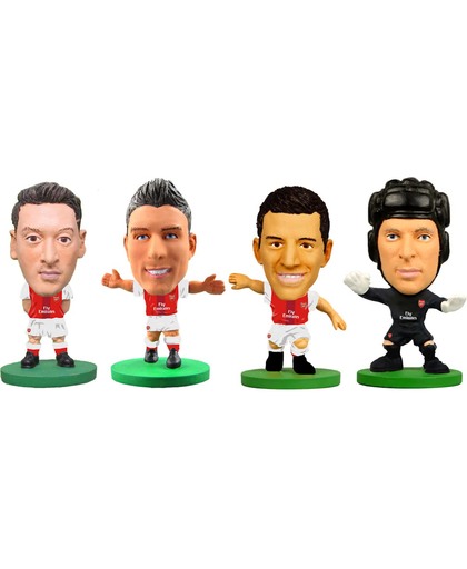 Soccerstarz voetbalpoppetjes ARSENAL 4-pack ⚽ Mesut Özil ⚽ Olivier Giroud ⚽ Alexis Sanchez ⚽ Petr Cech