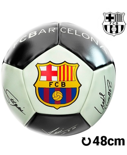 F.C. Barcelona Middelgrote Fluorescerende Voetbal