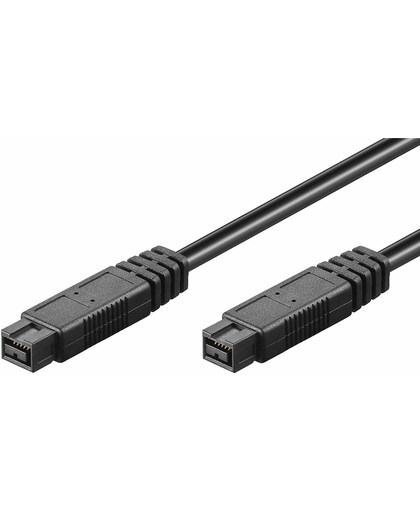 S-Impuls FireWire 800 kabel - 9-pins - 9-pins / zwart - 5 meter