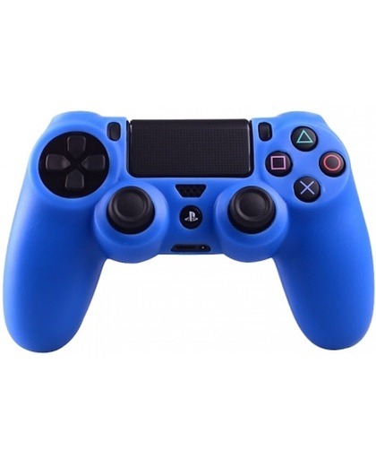 PS4 Controller Silicone Beschermhoes Cover Skin Blauw