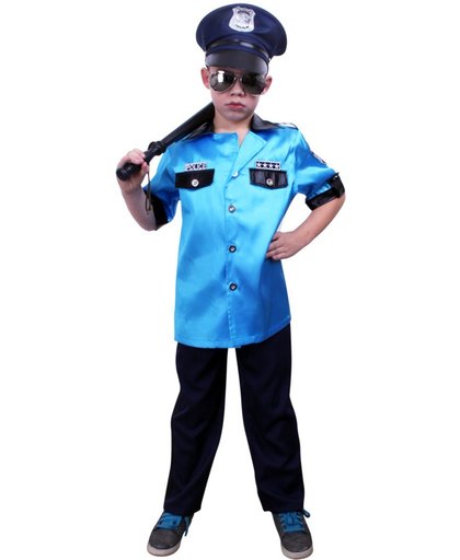 Politieagent macho - Kostuum - Maat 104