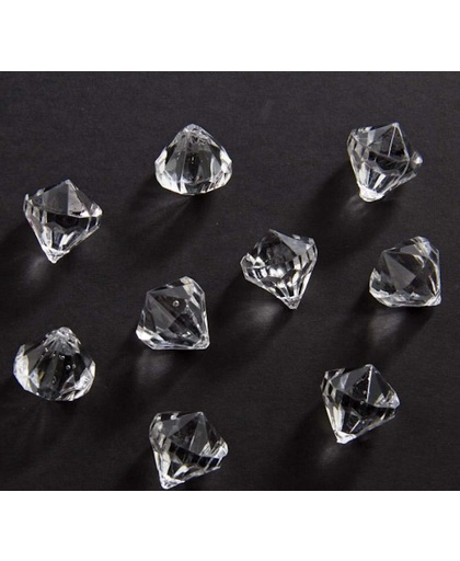Diamantjes transparant 20 mm
